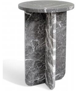 Level piedestal i grå marmor höjd 60 cm - Piedestaler