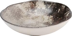 KARE DESIGN Savanne djup tallrik, organisk - brun/grå matt keramik