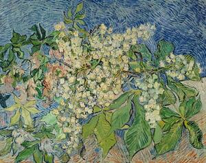 Vincent van Gogh - Konsttryck Blossoming Chestnut Branches, 1890, (40 x 30 cm)