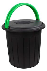 Eco Solution - Avfallskärl med lock 16L - Grön