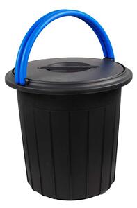 Eco Solution - Avfallskärl med lock 16L - Blå