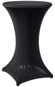 PULSIVA Stretchöverdrag bord Elastic; 70x110 cm (ØxL); Svart; Cylindrisk