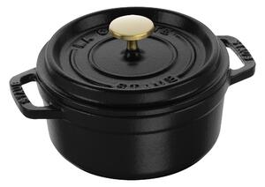 Staub La Cocotte Gryta 14 cm / 800 ml, Rund, Svart, Gjutjärn