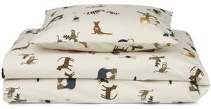 LIEWOOD - Ingeborg Junior Bedding Print - Sängkläder för barn - 1499 - All Together / Sandy - L140 x W100 cm pillow: L45 x W40 cm
