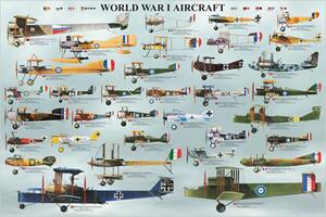 Poster, Affisch World war I - aircraft