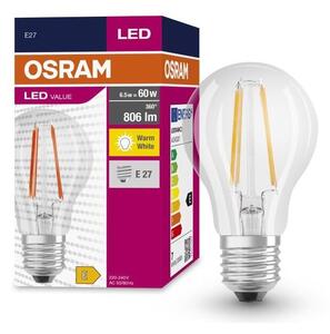 LED glödlampa FILAMENT A60 E27/6,5W/230V 2700K - Osram