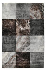 Brilliance dark square - maskinvävd matta