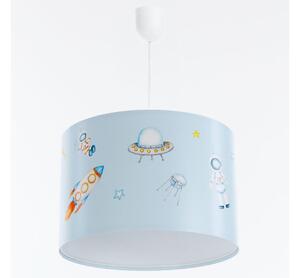 Hängande ljuskrona med textilsladd för barn SWEET DREAMS 1xE27/60W/230V diameter 30 cm