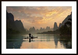 Golden Li River Poster