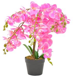 Konstväxt Orkidé med kruka 60 cm rosa