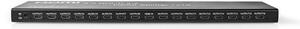 HDMI™ Splitter | 16 port(ar) | HDMI™-ingång | USB-A hona / 16x HDMI™-utgång | 4K@60Hz | 18 Gbps | Metall | Antracit