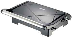 Panini grill och kontaktgrill med non-stick beläggning och överhettningsskydd 1000W Svart