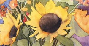 Fotografi Sunflowers in Watercolor, h2o_color