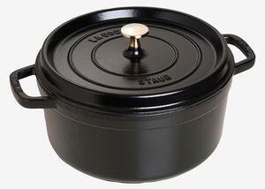 Staub - Gryta La Cocotte rund 26 cm, 5,2 l - Svart - Grytor & kastruller - Från Homeroom