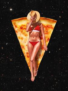 Illustration Pizza Sun Tan, Vertigo Artography