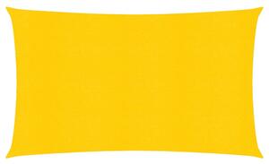 Solsegel 160 g/m² rektangulär gul 4x7 m HDPE