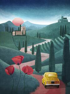 Illustration Tuscany, Emel Tunaboylu