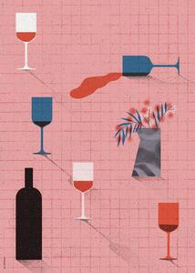 Illustration Wine, Ada Jarzebowska