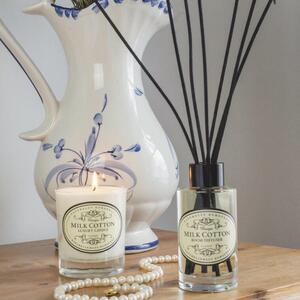 Naturally European Set med Diffuser och Ljus Mjölk Bomull