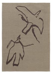 Ferm Living - Vuelo Tea Towel - Kökshandduk - Sugar Kelp/Off-white - W50 x H70 cm