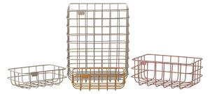 Maileg - Metal Basket Set - 4 Pcs - Korg - Metal - 4 pcs