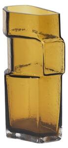 Ferm Living - Muro Vase - Vas - H23 - Recycled Amber - W11 x D10 x H23 CM