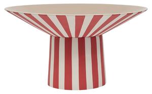 OYOY LIVING - Toppu Centerpiece - Dekorativ skål - Red/Peach - L30 x W30 x H17