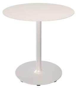 HOUE - Pico Café Table - Ø74 cm - Round Base - Cafébord - Muted white - Ø74 x H74 cm
