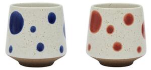 OYOY LIVING - Nori Cup - Kopp - Blue/Red - L8.5 x W8.5 x H8.5