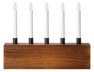 Albero Adventsljusstake Brun 41 cm