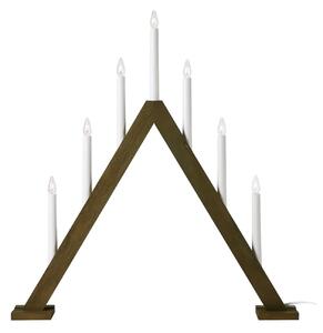 Ariele Adventljusstake Mörkbrun 54 cm