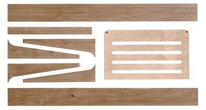 We Are Bitte - Extension kit - Grillgaller - Oak - 166 x 72 x 90 cm