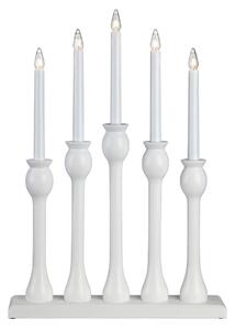 Lövåsa Träljusstake Vit