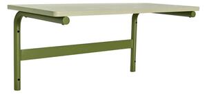 Hübsch - Koi Desk - Knivblock - Grey,Light green - 80x40xh39cm