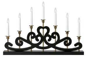 Nightfall Adventsljusstake Svart