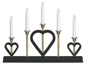 Melissa Adventsljusstake Svart