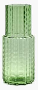 Serax - Vase 01 Waves - Vas - Green Transparant 05 - Ø16 x H35 cm