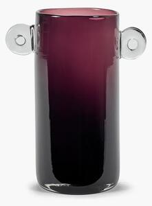 Serax - Vase Wind & Fire - Vas - Aubergine - Ø24 x H31 cm