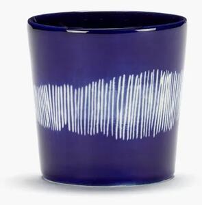 Serax - Coffee Cup Feast - Kopp - Dark Blue White - Ø7.5 x H7.5 cm
