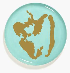 Serax - Serving Plate Feast - Serveringsfat - Azure Pepper Gold - Ø35 x H2 cm