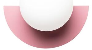 Swedish Ninja - Candy Little Circle 180 S - Vägglampa - Bubblegum Pink - W28 x D20 x H22 cm