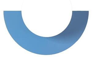 Swedish Ninja - Candy Little Circle 180 S - Vägglampa - Scandi Blue - W28 x D20 x H22 cm