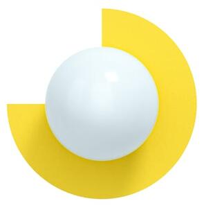 Swedish Ninja - Candy Little Circle 270 S - Vägglampa - Sunshine Yellow - W28 x D20 x H28 cm