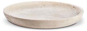 Wabi Sabi - Hyben platter - Dekorativ skål - Large / Travertine - Ø40 x H5 cm