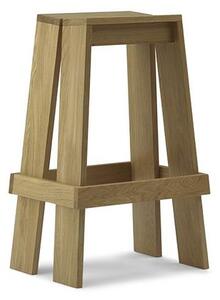 Normann Copenhagen - Let Barstool 75 Cm - Barstol - Oak - W34.5 x D36 x H75 cm