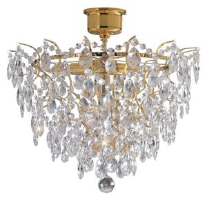Rosendal Kristallplafond Guld 48 cm
