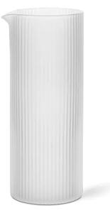 Ferm Living - Ripple Milk Jug - Kanna - Frosted - Ø: 6.4 x H: 16 cm
