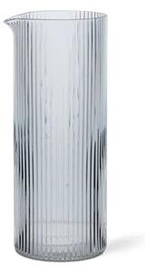 Ferm Living - Ripple Milk Jug - Kanna - Clear - Ø: 6.4 x H: 16 cm