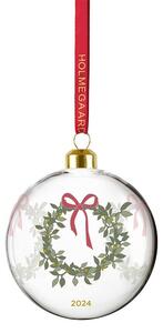 Holmegaard - Christmas Bauble of the Year 2024 by Jette Frölichs - Julkula - Small - H8,5 x W8 x D8 cm