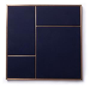 PLEASE WAIT to be SEATED - Nouveau Pin / By All the way to Paris - Anslagstavla - Navy Blue / Brass - Medium - W62.3 x D2.5 x H62.3 cm